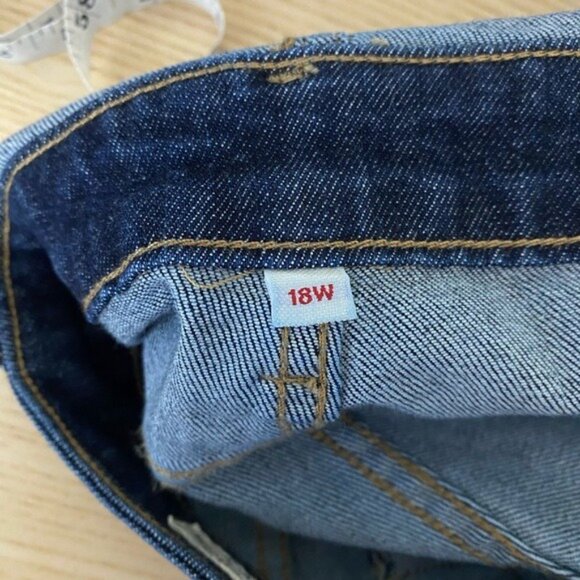 Levi’s Premium Bib Denim Overalls NWT 18W - Picture 9 of 12